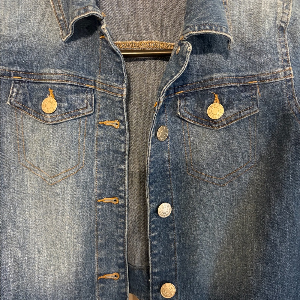 BCBG Brand Denim Jacket for Girls Size 7/8 - Picture 2 of 4